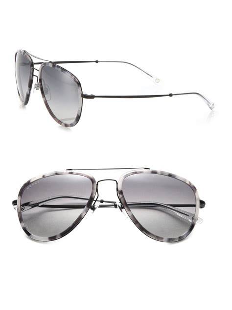 57mm aviator sunglasses gucci|Gucci 57mm Aviator Sunglasses .